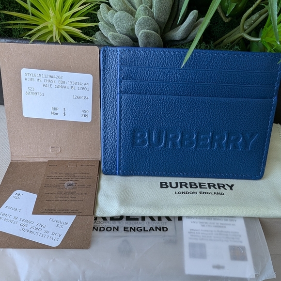 Brand New Burberry Money Clip Card Case - Picture 9 of 10